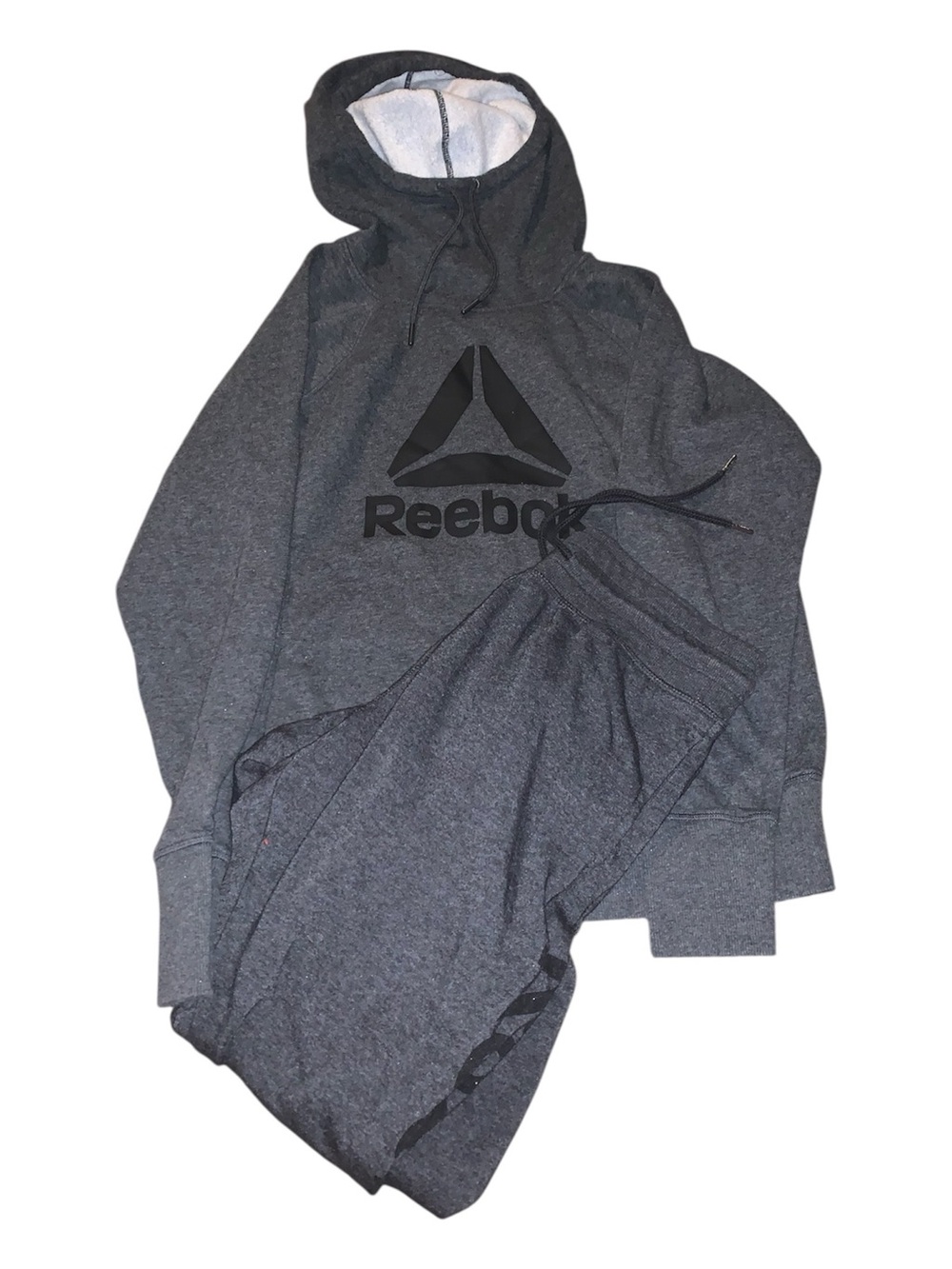 Reebok Women’s Athletic Hoodie and Sweatpants Set Size Large
